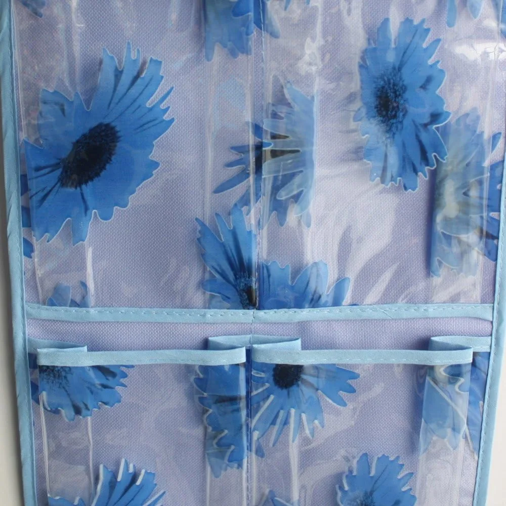 [عباد الشمس] أزرق/ معلق على الحائط/منظمات حائط/سلال/سلال معلقة (10*23)