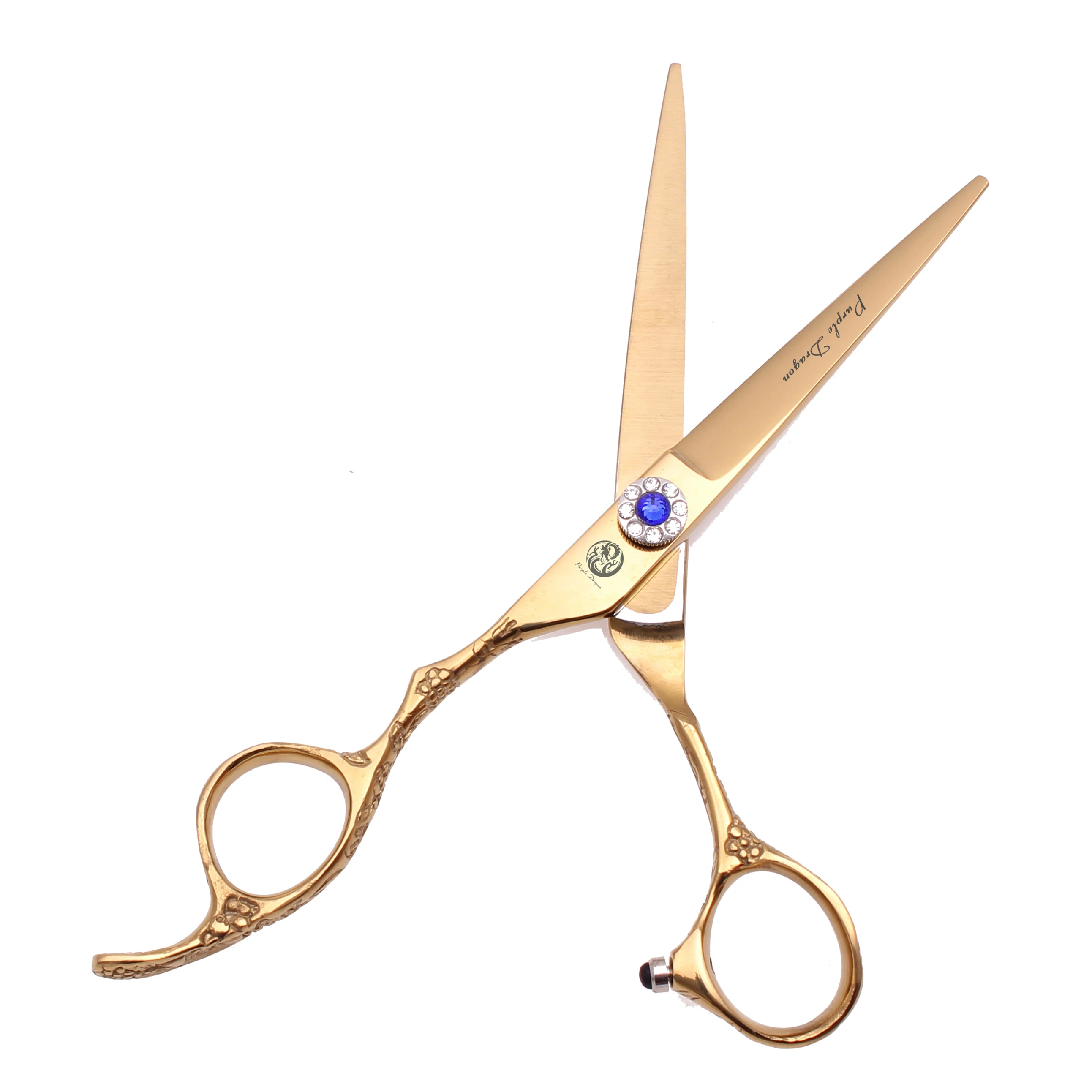 Professional Hairdressing Scissors Left Hand Purple Dragon 5.5\