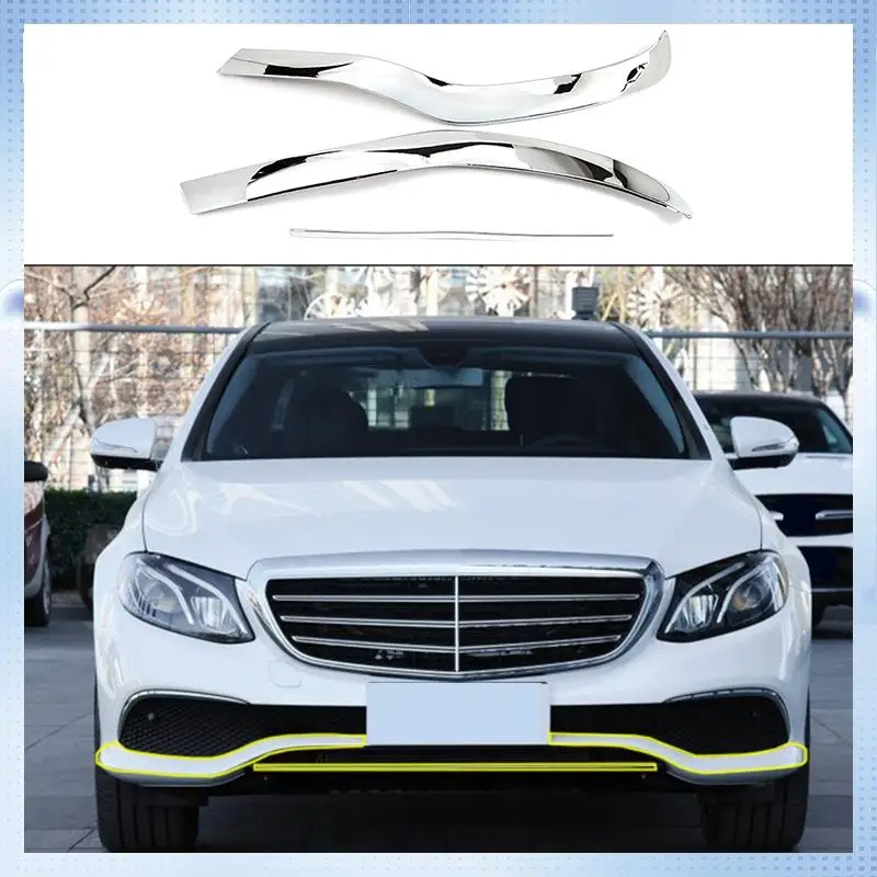 

NEW-Front Bumper Plate Car Accessories For Mercedes Benz E Class W213 2016-2019