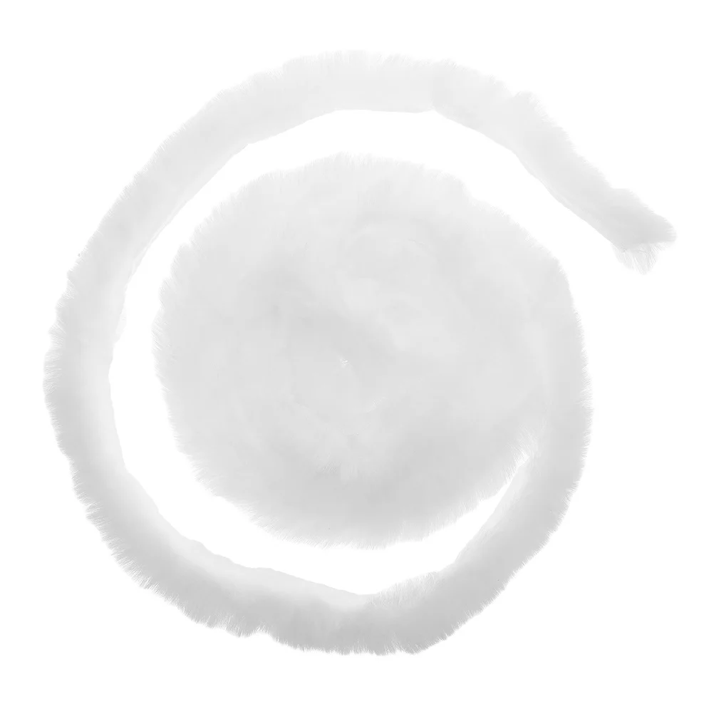 

4 Meter Faux Rabbit Artificial Trim Cape Hat Ribbon Soft Comfortable Holiday Craft Decor Party Wedding Faux Trim for Crafts