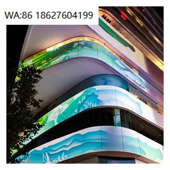 

LED SignageIndoor Transparent Adhesive Ultra Slim LED Screen Display P10 Flexible Led Wall Panel