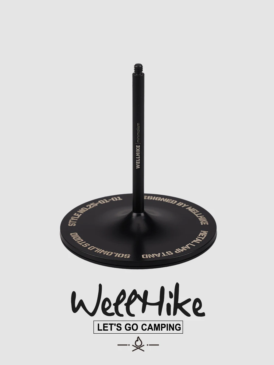 Outdoor Large Sole Flange Lamp Holder Multi-Functional Cam Base Braet ible with 38 Explore WELLHIKE WK0489