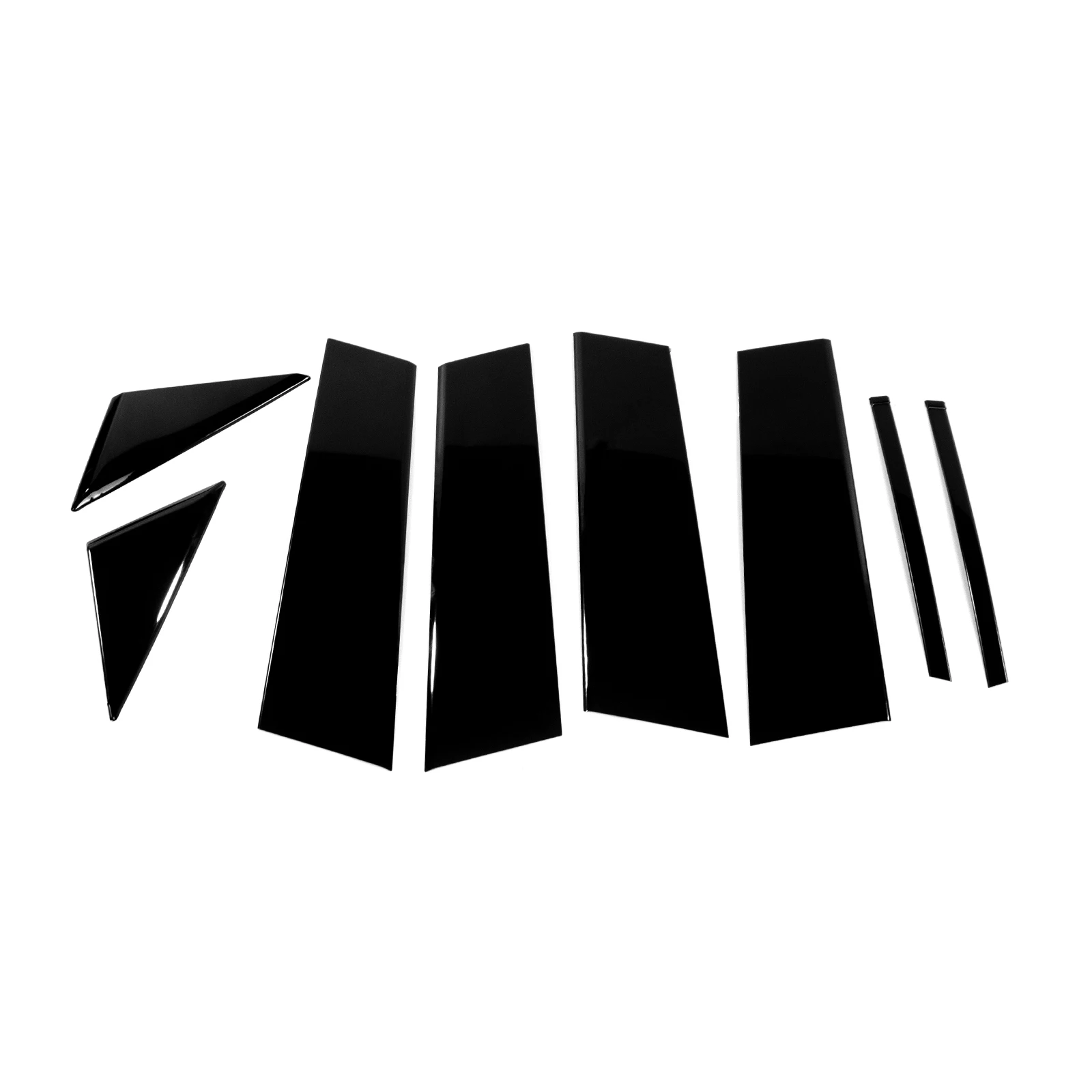 

8PCS Window Moulding Strip Trim with 8PCS Center Pillar Panel Trim For Mazda 3 Axela 2019-2025