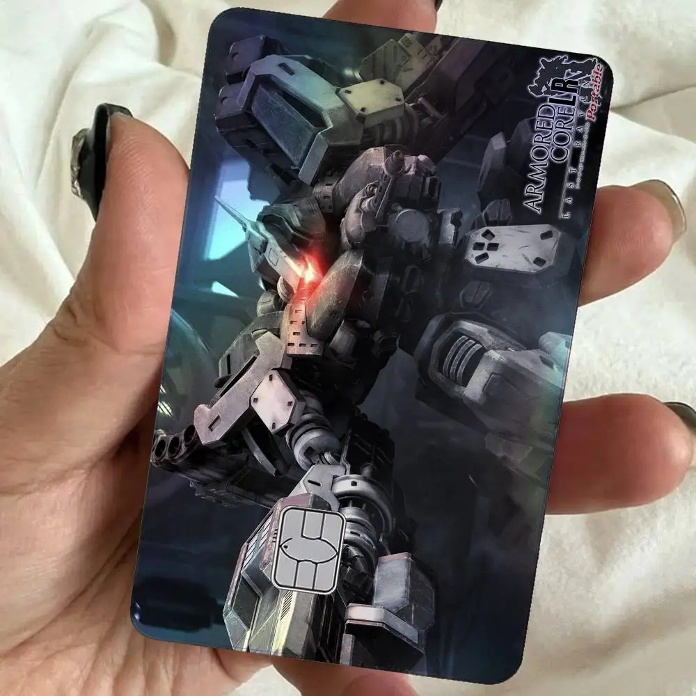 A-Armored Core 4Pcs Holographic Laser Card Stickers - Rainbow Shimmer Waterproof Skin For Credit & Bank Cards
