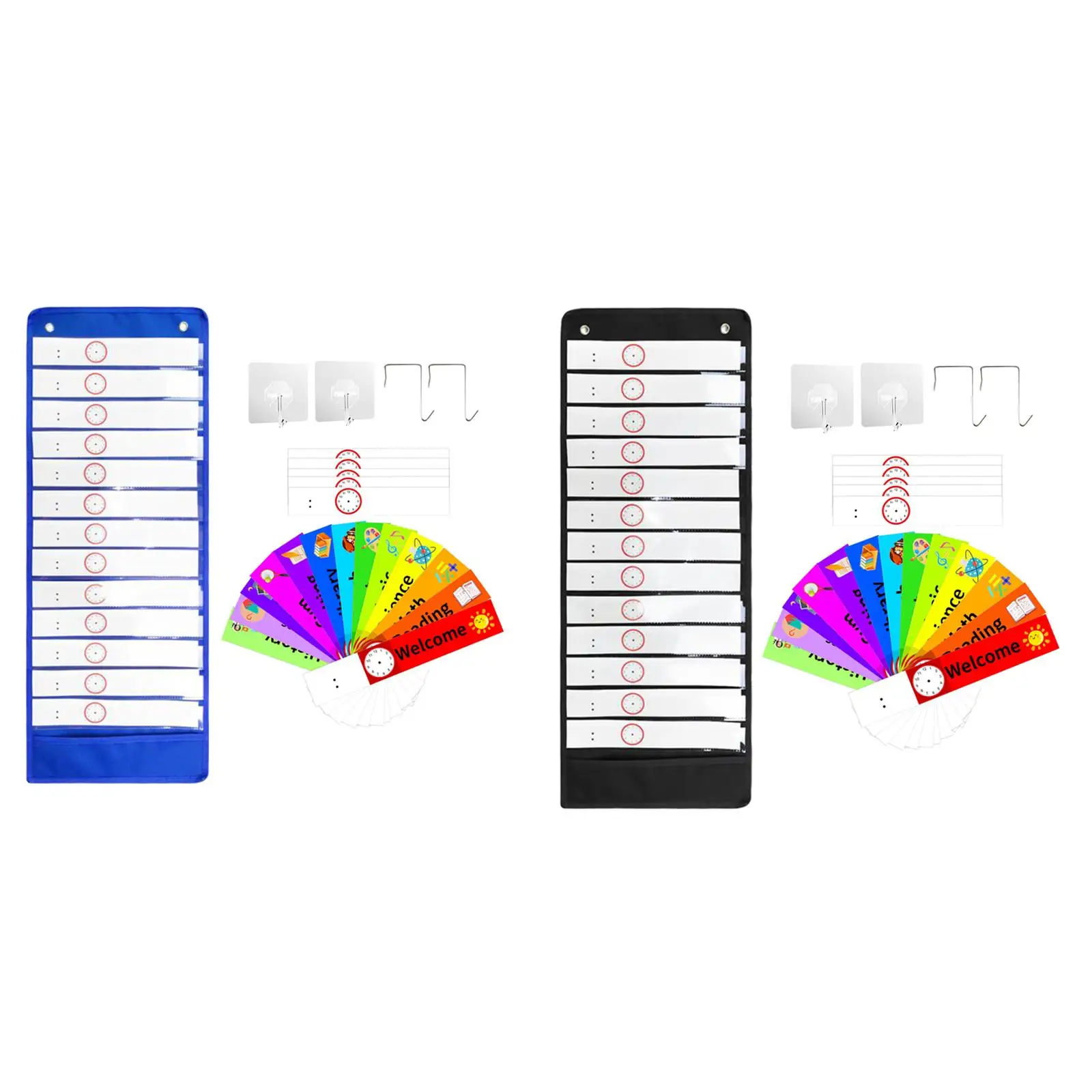 Tagesplan-Taschentabelle, Aufbewahrungsbeutel, magnetisch, einfacher Monatskalender, Schule, Klassenzimmer, Lehrer, Kinder