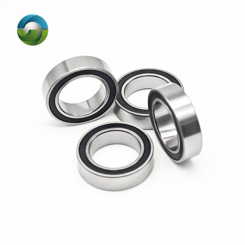 63802RS 15x24x7mm Bearing 2Pcs Thin Wall Deep Groove Ball Bearings 63800 63801 63803 -2RS Bicycle Frame Pivot Ball Bearing