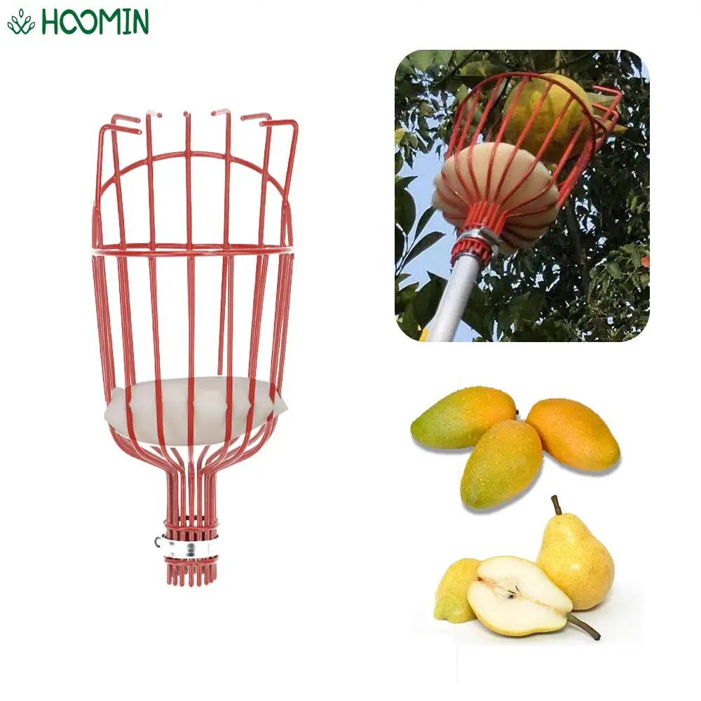 Fruit Picker Head Deep Basket for Picking Apple Peach Citrus Pear Garden Picking Device Garden Tool Portable Fruits Catcher