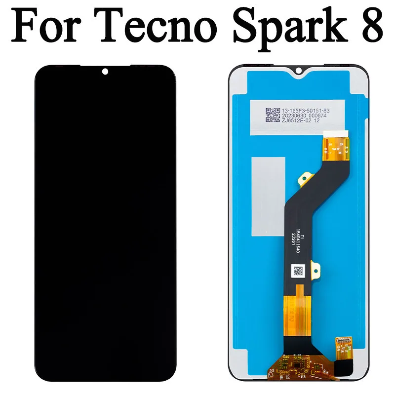 KG6P Premium Lcd For Tecno Spark Spark 8T Touch Screen Digitizer Panel Parts