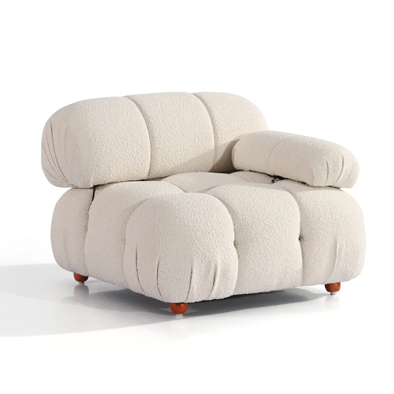 

Italian minimalist Internet celebrity living room clothing store designer Mario sofa leather furniture sofa