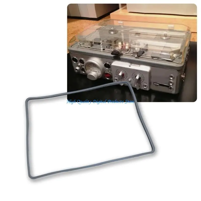

U2JE Rubber Edges Trim Soft Decorative Rings Circle for IVS / SJ / L Cassettes Player Enhances Your Setsup