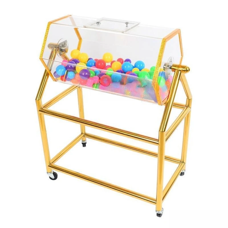 Rollentyp aus Acryl, große Plexiglasbox, Handkurbelbox.