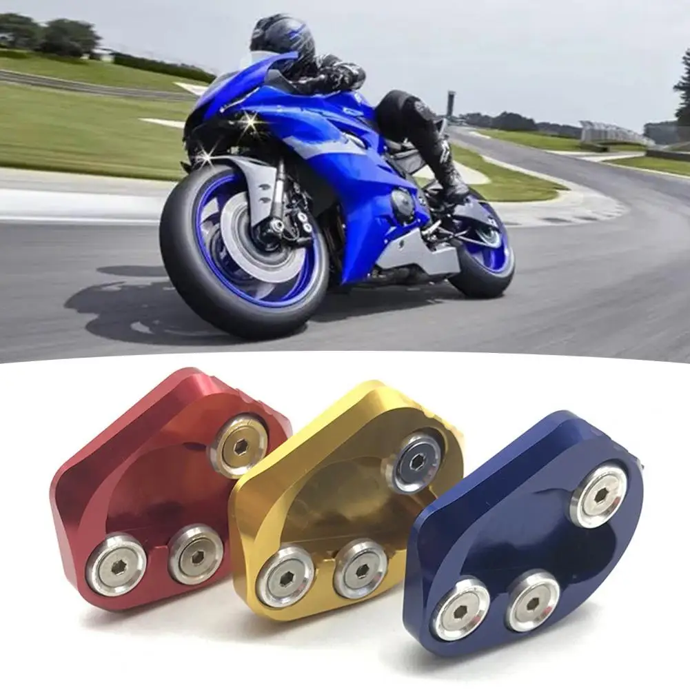 Motorfiets Kickstand Side Stand Ondersteuning Frame Aluminium Kickstand Antislip Pad Beugel Voor Yamaha YZF-R6 2017-2019