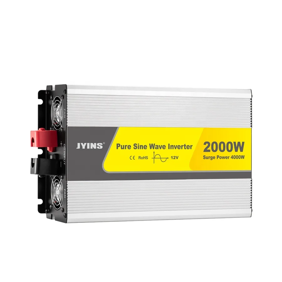 off Grid Pure Sine Wave Single Phase 2Kw DC to AC Inverter with NFC for Home Automotive & Air Conditioner Use