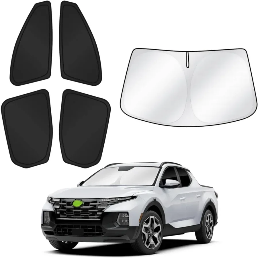 

Солнцезащитные козырьки для 20222025 2026, аксессуары Санта-Крус, солнцезащитный козырек на лобовое стекло, боковой козырек на заднее окно, солнцезащитный козырек, защита конфиденциальности