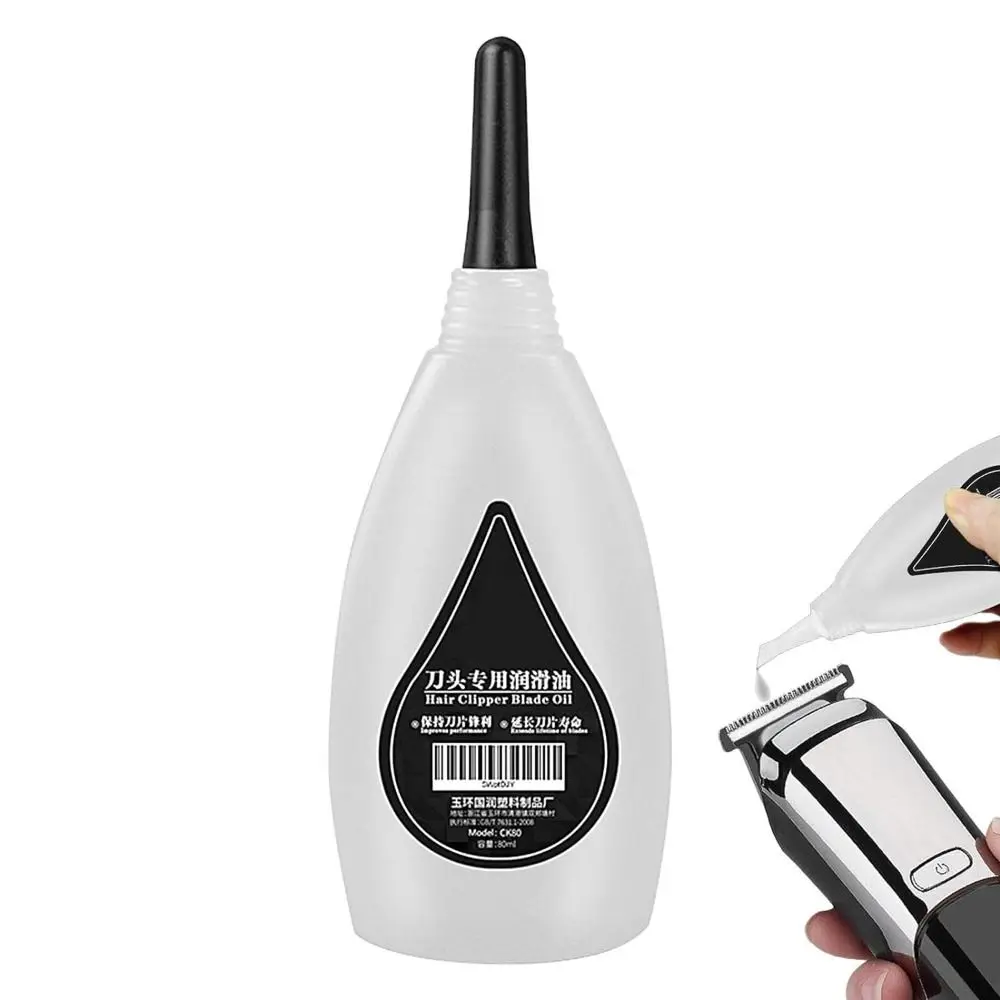 Portable 80 ml Oil Lubricant Rust Prevention Friction Reduction Clipper Oil Noise Reduction Electric Shaver Lubricant