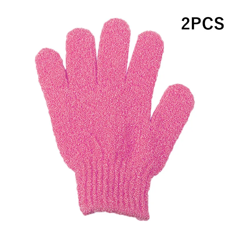 2/6pcs Exfoliating Gloves Bath Sponge Body Dead Skin Remover Bathroom Shower Brush Massager Scrub Exfoliator Magic Bathing