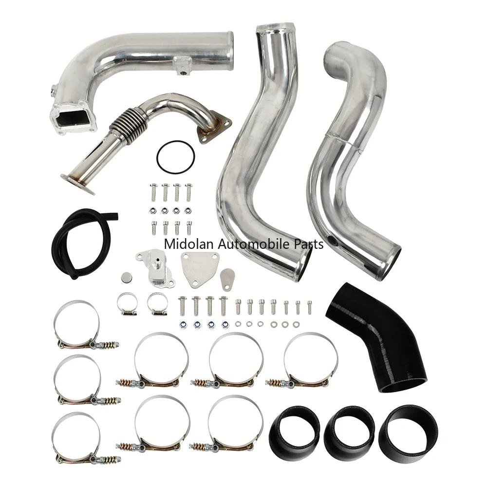 For Nissan 2016-2019 Titan 5.0L Cummins Exhaust up Pipe Stainless Performance Turbo System