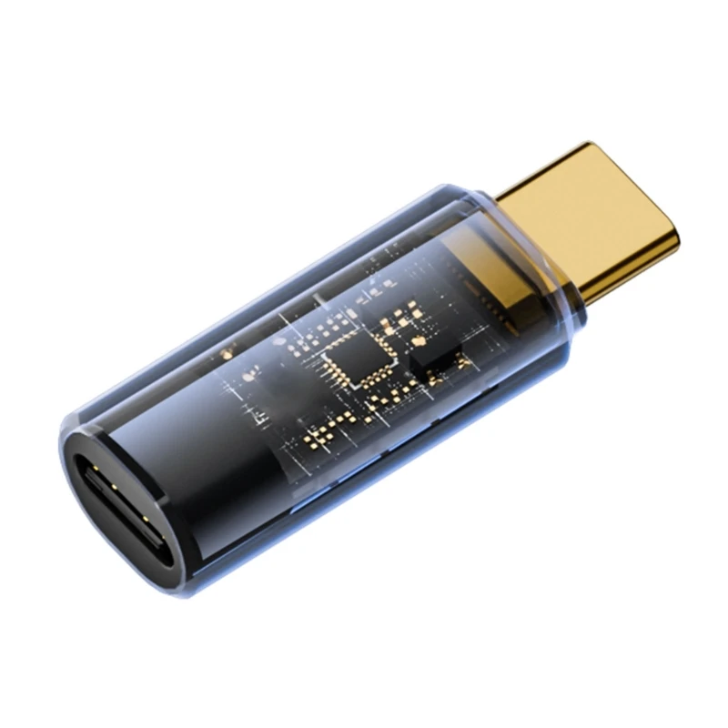 Highly Speed USB C Female to Male Adapter 240W LED Digital Display for Phones 24BB