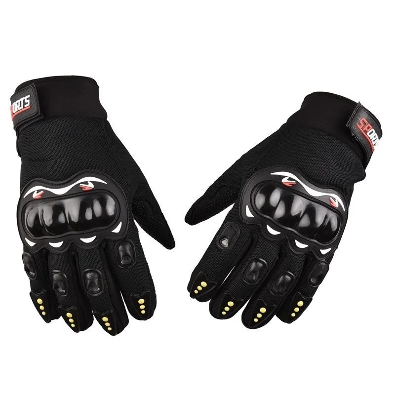 Tactical Motorcycle Gloves, Full/Half Finger, Breathable Protective Riding Gloves for Men & Women
