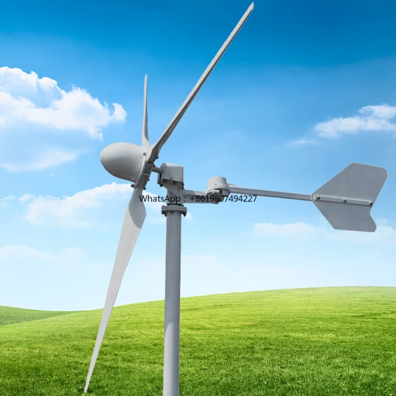 3kw 48V/24V Horizontal Axis Wind Turbine Alternative Energy Generator Wind Power Generation System