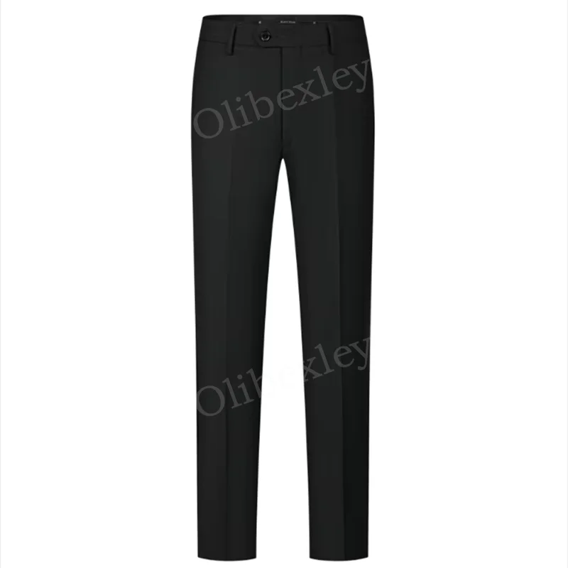 Luxury Men Suits High Quality 2 Pieces Beaded Crystals One Button Slim Ft Wedding Groom Business Dinner Party Suits