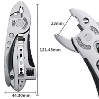 Multitool Pliers Pocket Screwdriver Set Kit Adjustable Wrench Jaw Spanner Repair Survival Hand outdoor Multi Mini Screwdriver