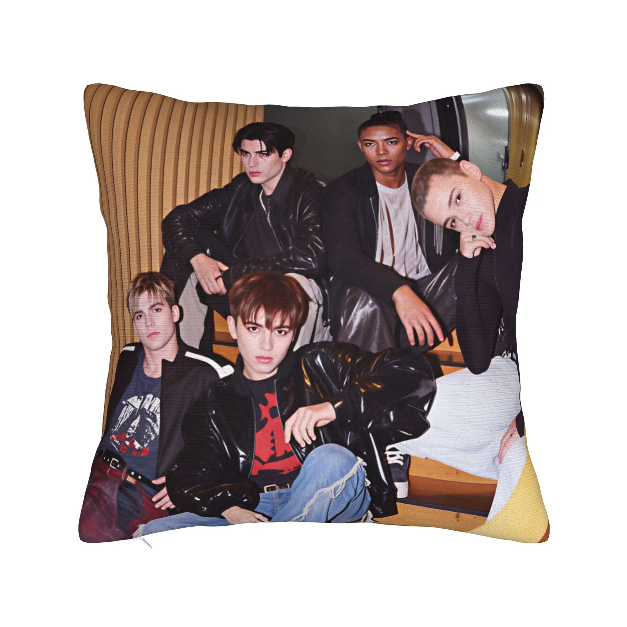 Santos Bravos Indoor Stair Shot Pillow Cover  Square Cushion Cover Vintage Pillow Case For Sofa Car Home Decor