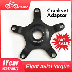 Crankset Adaptor for Bafang  Central axis Torque Sensor（ Ultra Light  7075 Chainring ）