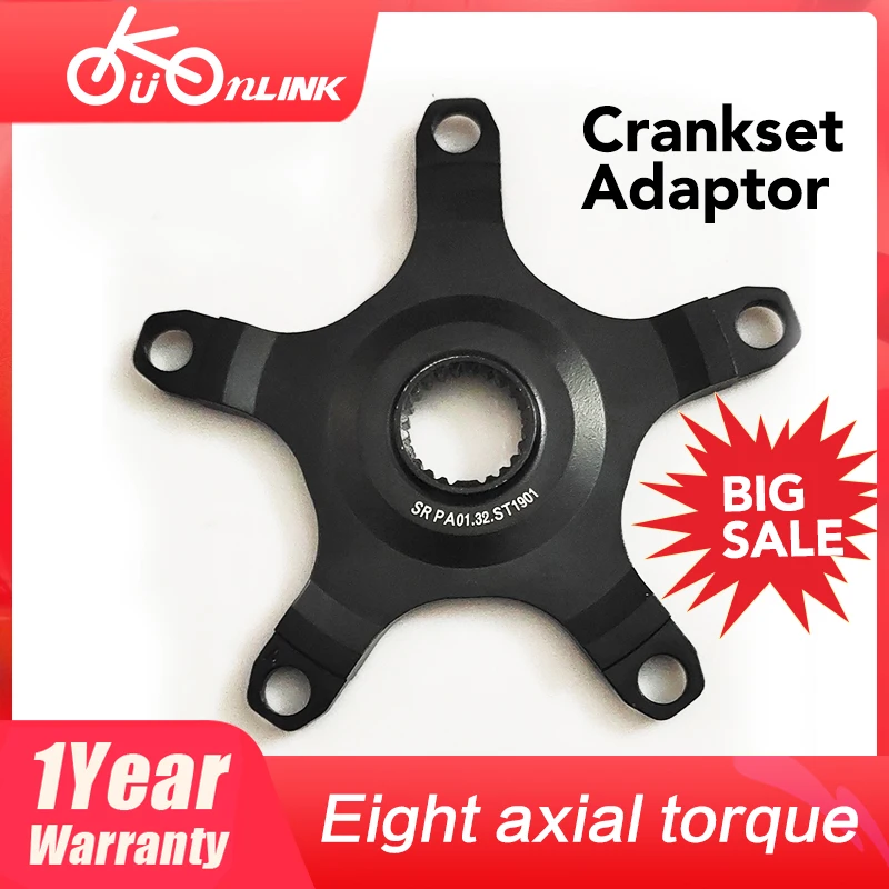 Crankset Adaptor for Bafang  Central axis Torque Sensor