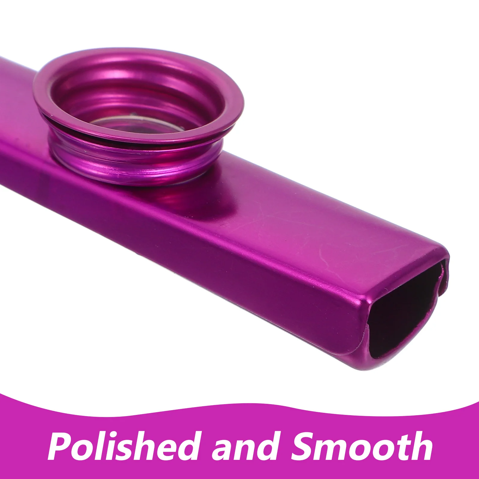 

1Set Metal Kazoo Portable Instrument with Rope Flute Diaphragm Easy Clear Sound for Performance Practice Music