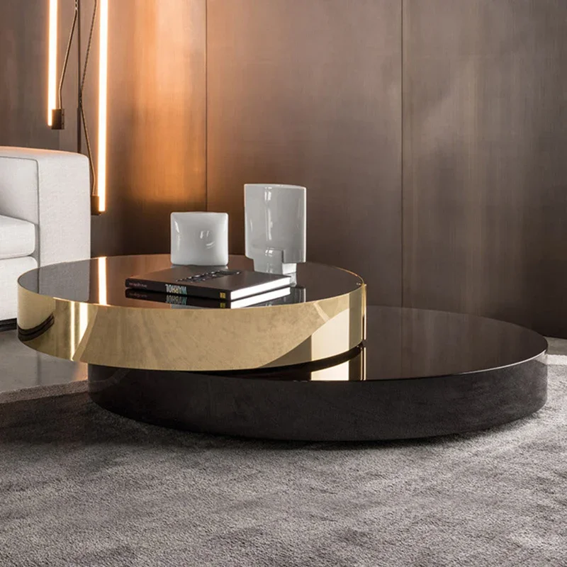 Design Luxury Coffee Tables Metal Bedrooms Marble Round Premium Coffe Table Modern Unique Stoliki Kawowe Home Decorative