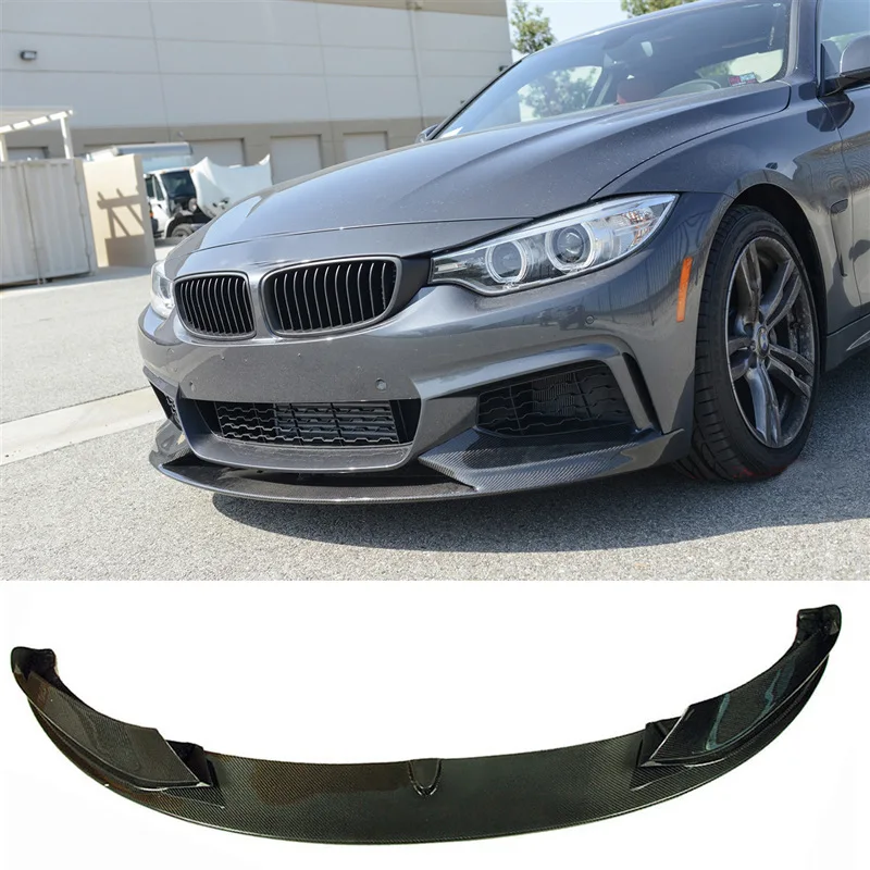 MP Style Carbon Fiber Fibre Body Kit Front Lip Splitter For  4 Series F32 F33 / F36 MT Bodykit