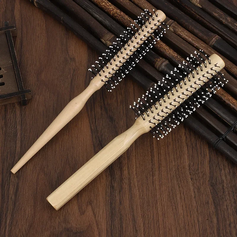 Professional Round Tube Rolling Comb for Hair Styling