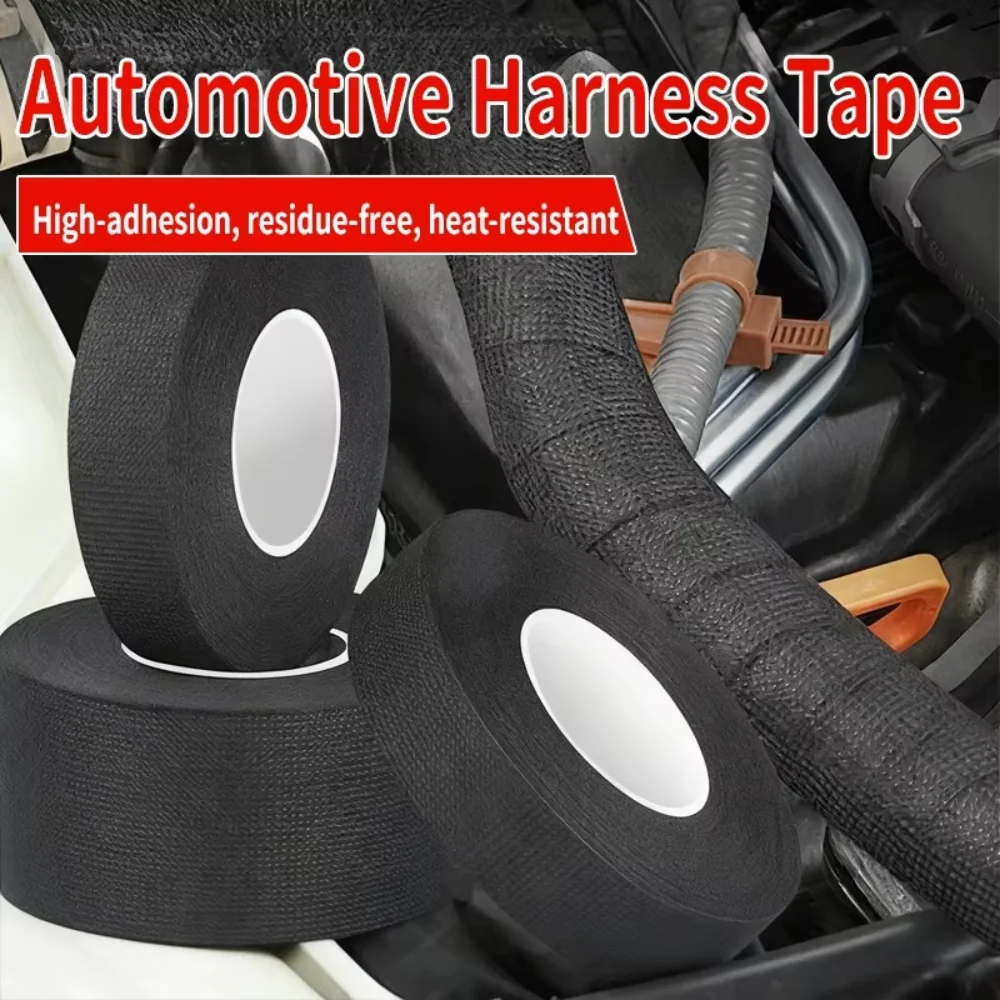 Electrical insulation tape, heat-resistant wire harness, car wiring harness, weaving machine protection, waterproof tape