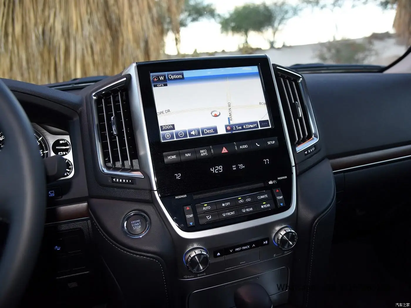 شاشة لوحة القيادة العلامة التجارية LDR الجديدة لعام 2022 لـ 2008-2015 LC200 Facelift مصد الديكور الداخلي المحدث #5