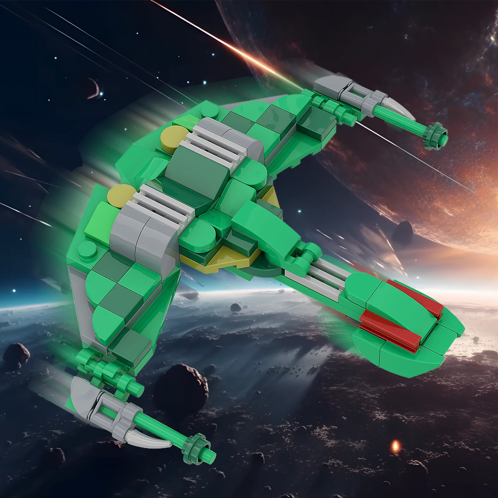 Nave spaziale World Space Trek Enterprise NCC-1701 Mecha Battle Robot Model Kit Film Mattoni Modello Giocattoli per il compleanno Regalo dei bambini