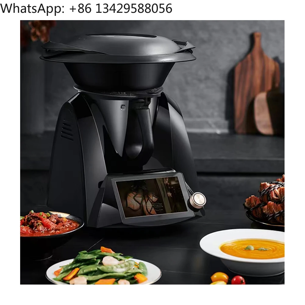 

Multifunction Cooking Robots Food Processor Mixer Blender with Chopper,grinder and Colored Screen Cooking Robotser