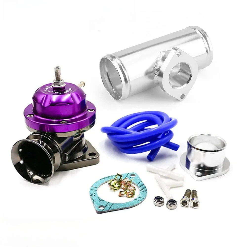 Type-RS Turbo Blow off Valve Adjustable 25psi BOV With 63mm or 76mm Flange Pipe For GD-RS FV RZ  Blow Off Valve Adapter L=150mm