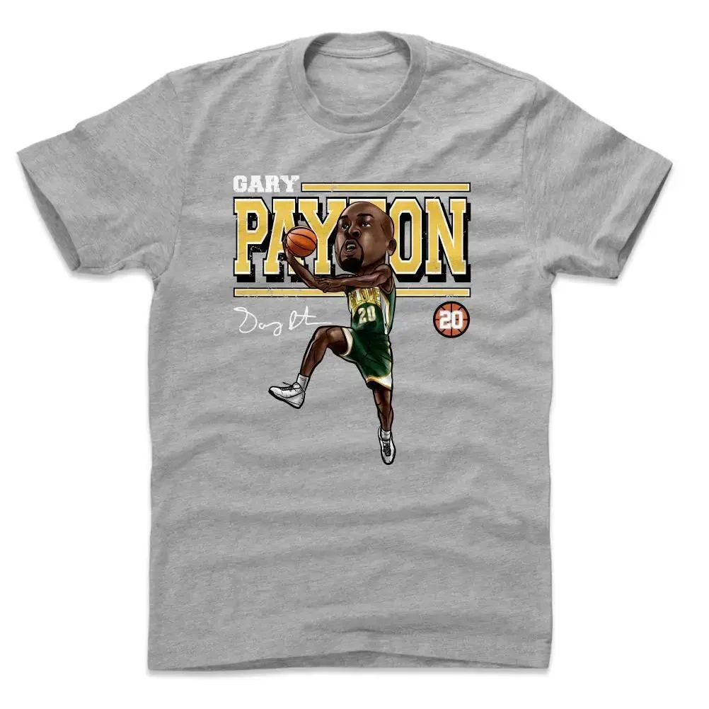 Gary Payton Men T-shirt Grey Short Sleeve All Sizes S-5XL JJ4139