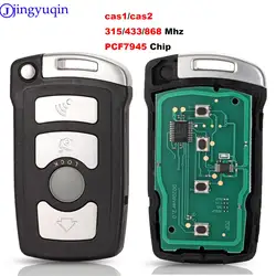 jingyuqin Full Remote Car Key 7945 chip For BMW 7 Series 730/740 (E65 / E66) CAS1 / CAS2 Anti-theft System 315/433/868