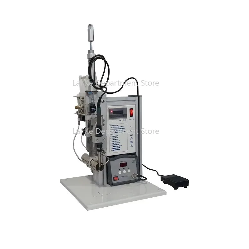 

Semi-Automatic Audio Line DC Connector Soldering Machine for Electronic Products PLC Core Components