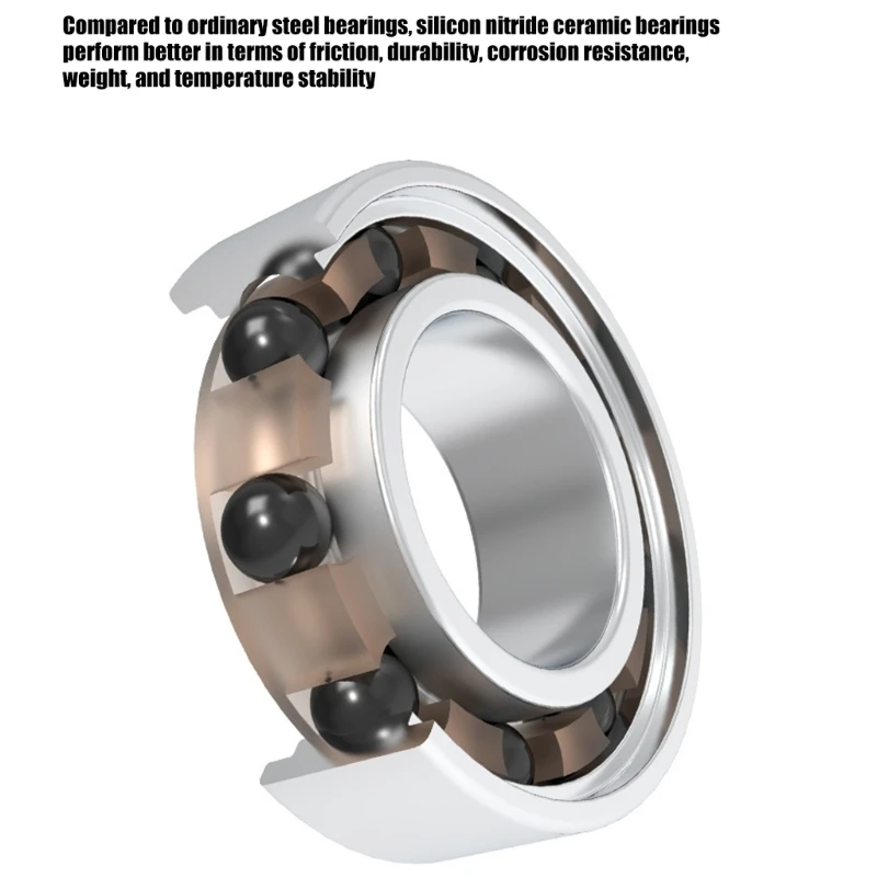 Bike Service Guide Wheel for Chain Use, Cycle Chain Guide Wheel, Narrow Wide Tooth Form with Metal Shell and Ceramic Bearing