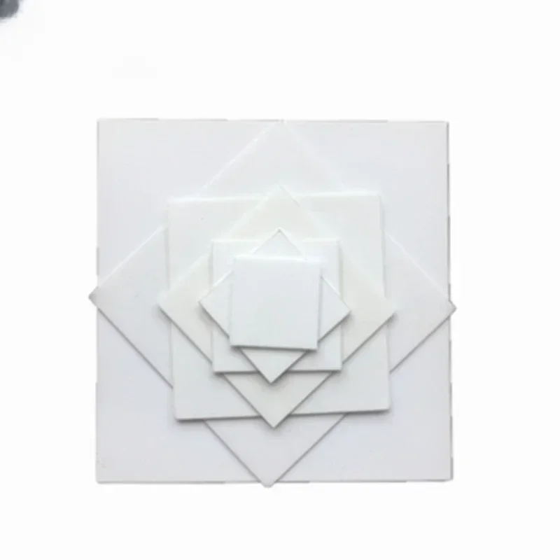 

Al2O3 Electrical Insulation Thin Sheet Customize 96% Aluminum Oxide Ceramic Substrate Plate Heat Sink Alumina Plate