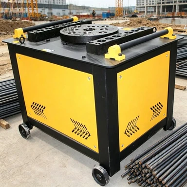 Steel Bar Stirrup Making Machine With Emergency Stop Safety Device 380V Three Phase For Highway Infrastructure Engineering