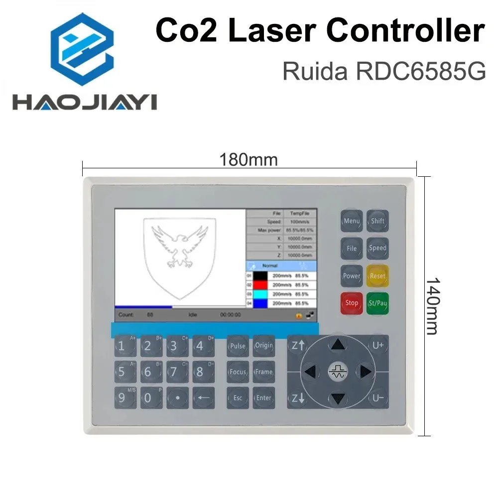 HAOJIAYI Ruida RDC6585G وحدة تحكم 8 محاور CO2 نظام التحكم في الحركة لآلات النقش والقطع بالليزر CO2 #2