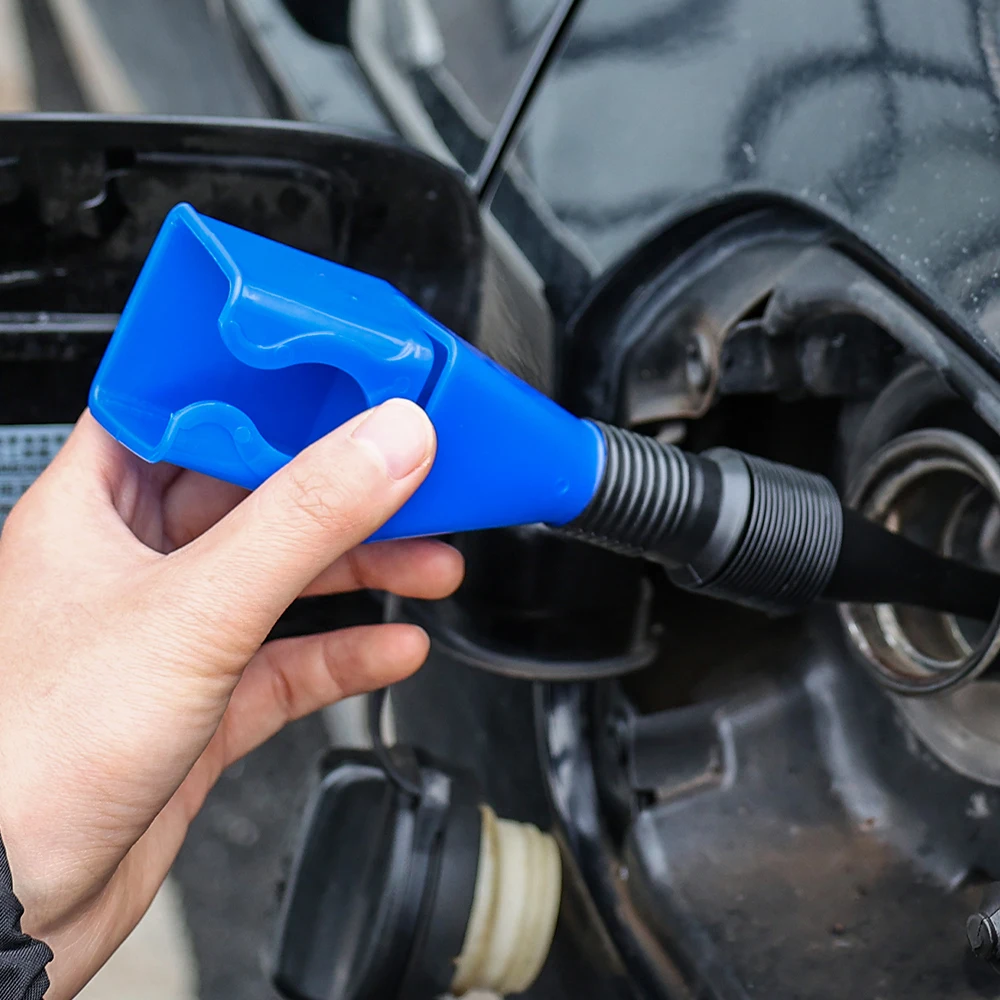 5/3/1pcs Telescopic Car Refueling Funnel Universal Engine Oil Gasoline Filter Transfer Funnels Tool Foldable Portable Funnels