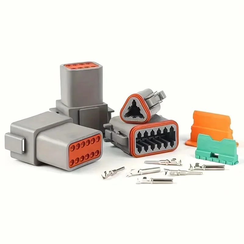 

A26F-Assortment Size 16 Stamped Contact Connector Kit-188Pcs Deutsch DT Series, Waterproof Automotive Electrical Connectors