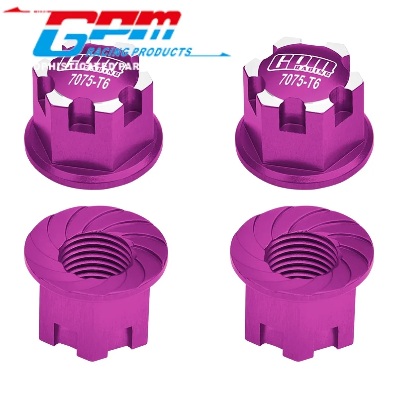 

GPM SLE005A ALUMINUM 7075-T6 WHEEL LOCK FOR TRAXXAS 1/8 SLEDGE 1/10 E-REVO VXL 2.0 MAXX 2.0 1/5 X-Maxx 6S 8S X-MONSTE RC Upgrade