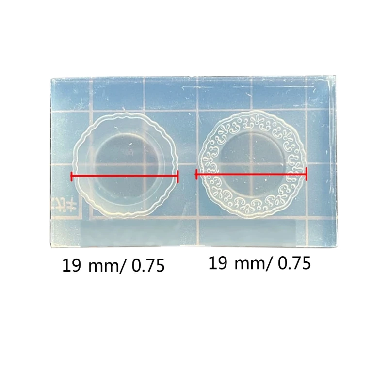 Diasc tròn phong cách ZB91 Tạo khuôn silicon cho các dự án phụ kiện trang sức