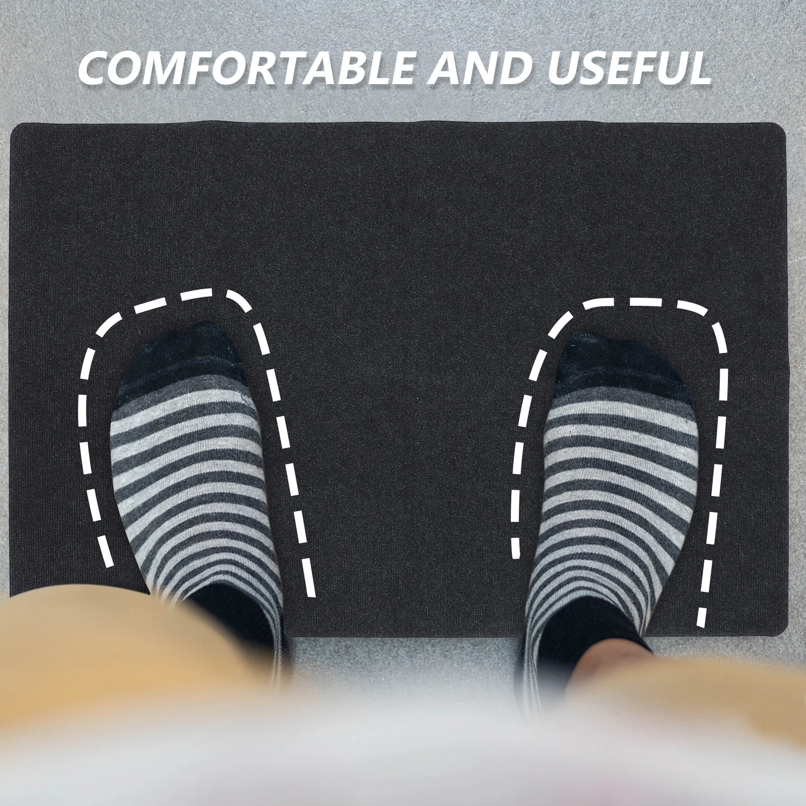 

Office Chair Cushion Ergonomic Protector Mat Floor for Hardwood Carpet Protection Pad